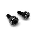 DBK Special Parts (Ducabike) Contrast Cut Weighted Universal Bar Ends - Short